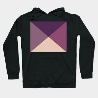 Geometrical Decent Violet Hoodie